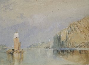 Coteaux de Mauves, c.1830 de Joseph Mallord William Turner